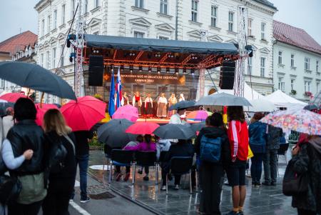Presenetljiv odziv ob prvem dnevu praznovanja 50. Dnevov narodnih noš in oblačilne dediščine v Kamniku (19)